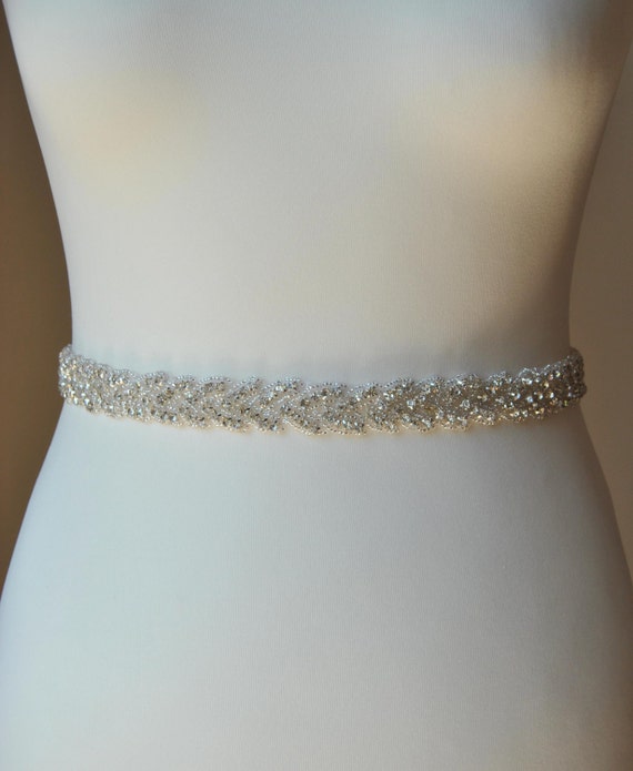 Beaded Sash for Bridesmaid Dress